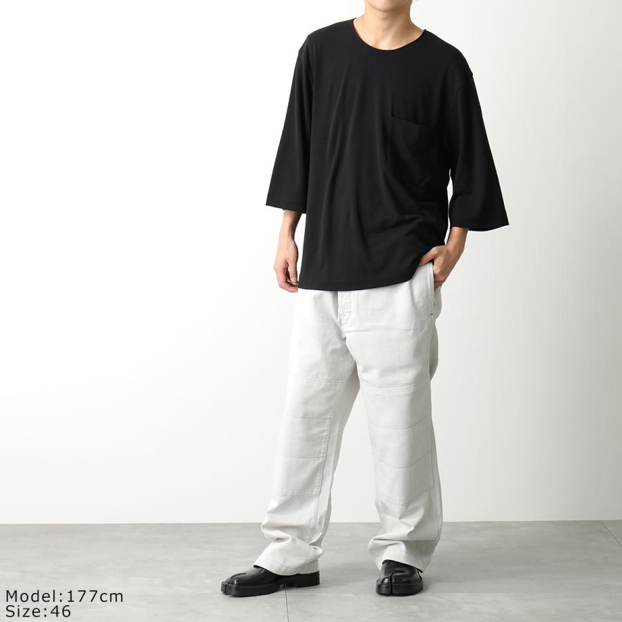 Lemaire ルメール デニム JUDO PANTS ジュード― パンツ PA1033 LD1008 メンズ 柔道パンツ ワイドパンツ  タイベルト付き BK100/DENIM/SNOW-GREY