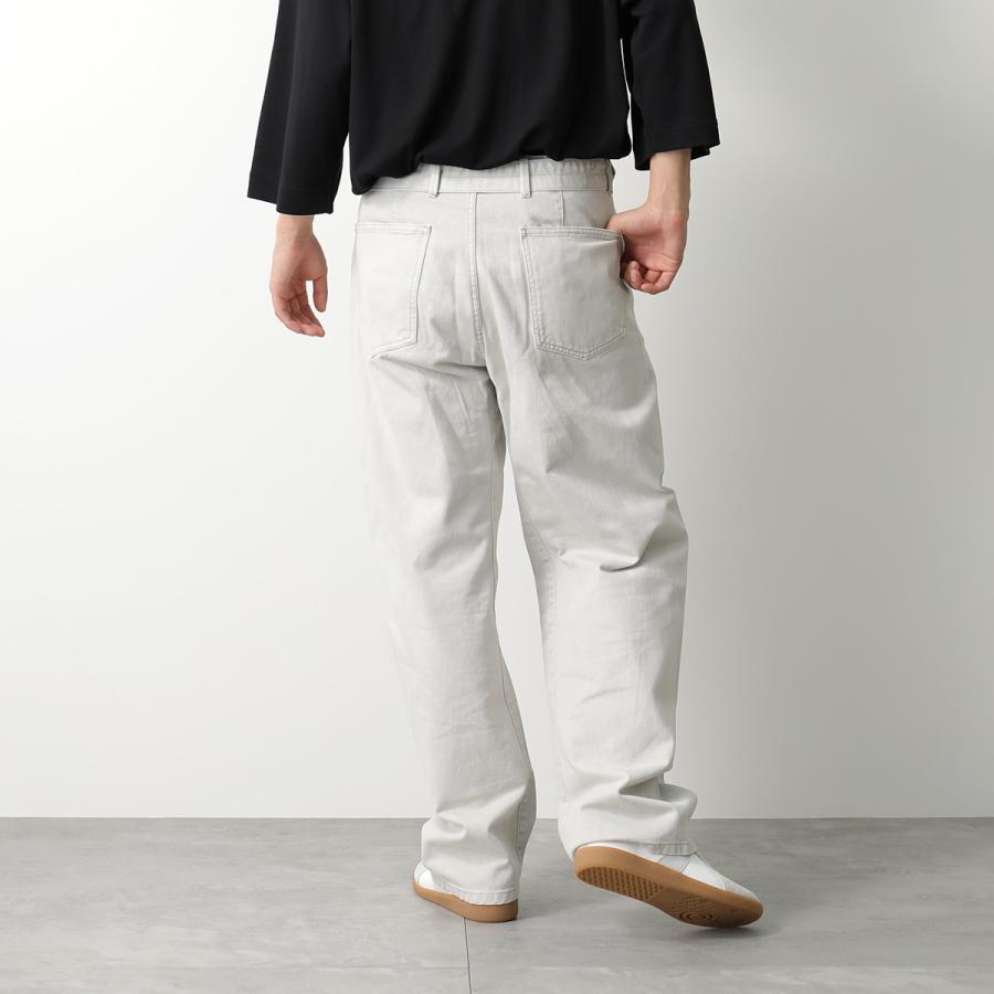 Lemaire  ルメール ジーンズ TWISTED BELTED PANTS ツイスト ベルテッド PA326 LD1007 メンズ スノーウィーヘビーデニム ベルト付き BK100/DENIM/SNOW-GREY｜s-musee｜04