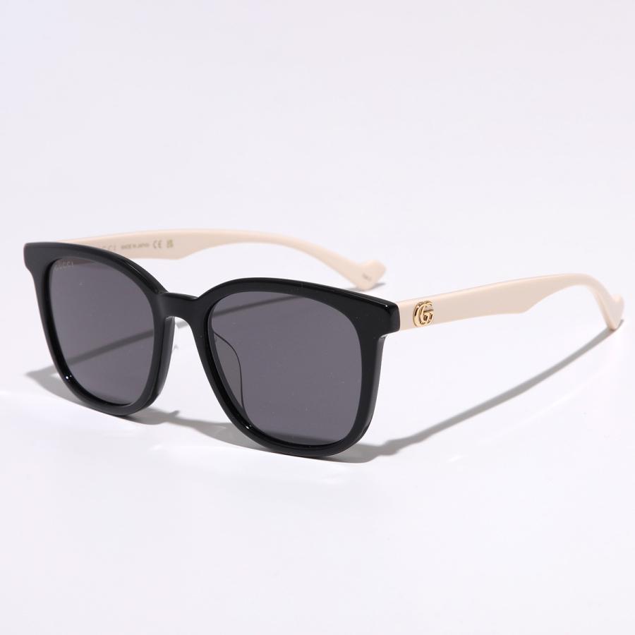 GUCCI グッチ サングラス GG1001SK レディース スクエア型 GGロゴ メタルロゴ セルフレーム アジアンフィット アイウェア カラー2色の画像