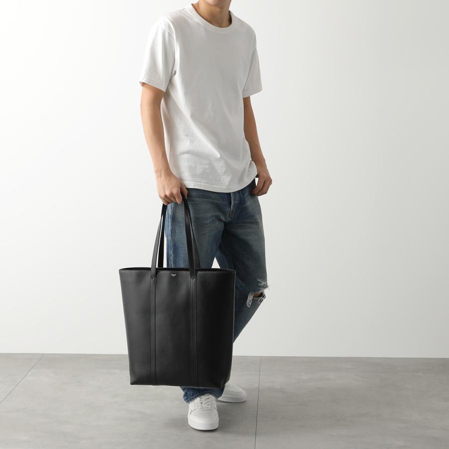 CELINE セリーヌ トートバッグ Museum ミュージアム 111703ESY.38SI メンズ レザー ポーチ付き 鞄 Black｜s-musee｜04