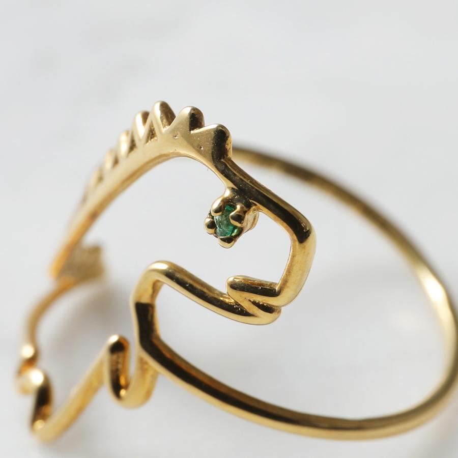 ALIITA アリータ リング DINO ESMERALDA RING レディース 指輪 ALIITA アリータ リング DINO ESMERALDA RING レディース 指輪
