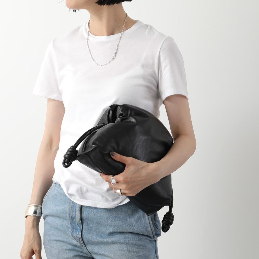 ロエベ / LOEWE　パファー フラメンコ クラッチ / ショルダーバッグ　A411FC1X67　レザー　ブラック 【中古】 商品番号 S-158476 ロエベ / LOEWE パファー フラメンコ クラッチ / ショルダーバッグ