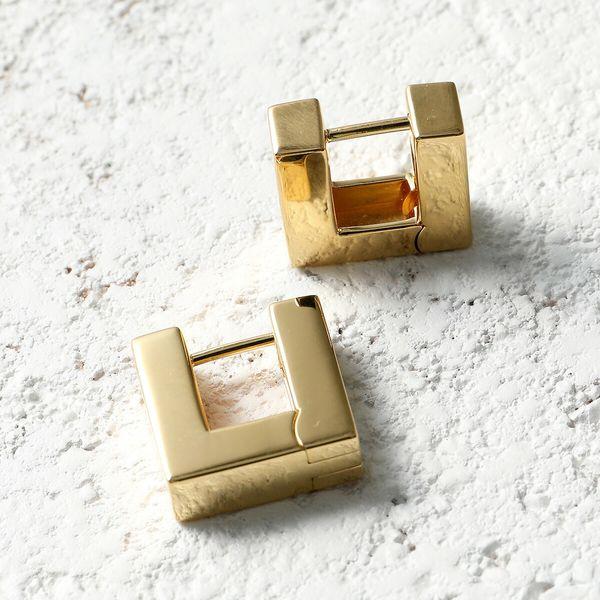 TOM WOOD（トムウッド） ピアス Square Hoops Small Gold スクエア