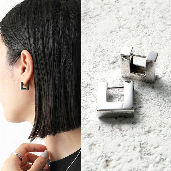 TOM WOOD（トムウッド） ピアス Square Hoops Small スクエア フープ