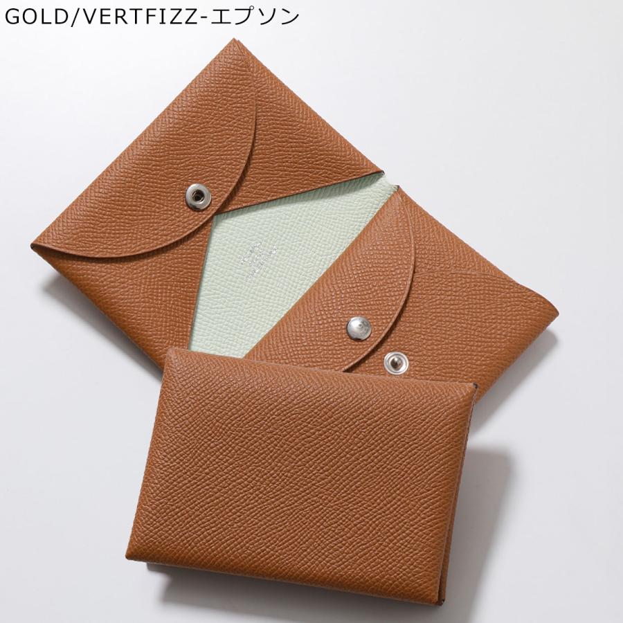 HERMES エルメス コインケース CALVI DUO VERSO カルヴィ デュオ ヴェルソ H083038CK レディース エプソン シェーブル バイカラー カードケース カラー6色｜s-musee｜08