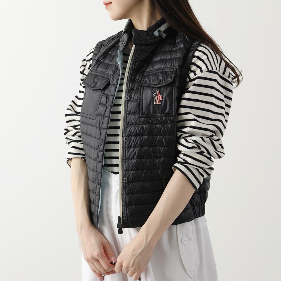 MONCLER GRENOBLE モンクレール グルノーブル ダウンベスト GUMIANE 1A00010 595B1 1A00014 539YL レディース ナイロン 撥水 ジレ フード収納 カラー3色｜s-musee｜09