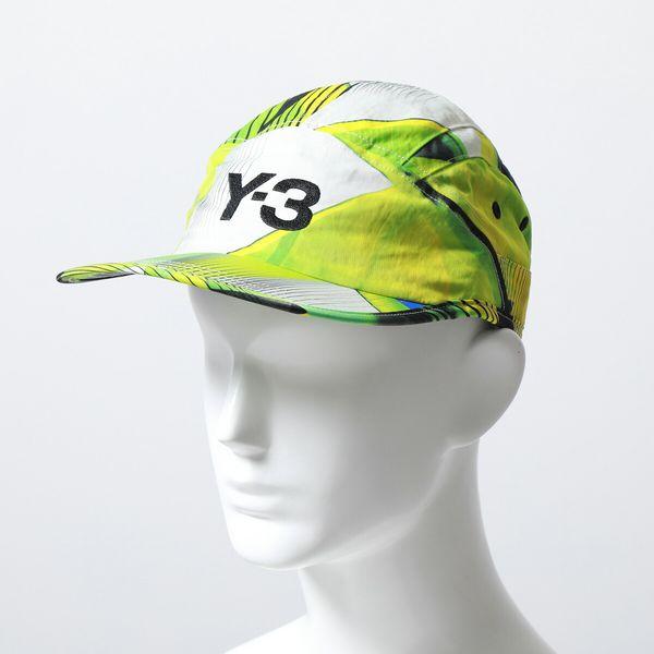 Y-3 ワイスリー キャップ AOP R CAP H62987 メンズ ロゴ リサイクルナイロン 帽子 ACID YELLOW/SONIC INK｜s-musee｜02