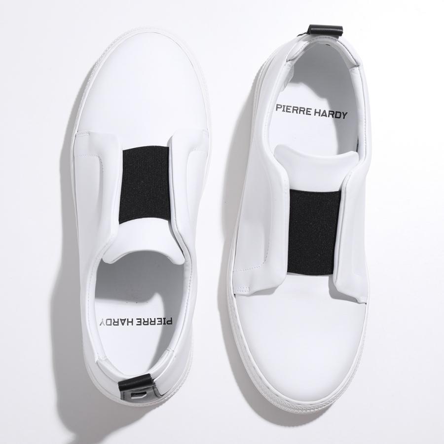 PIERRE HARDY ピエールアルディ スリッポン SLIDER スライダー JS02Z レディース レザー ローカット スニーカー シューズ 靴 WHITE/BLACK-classique｜s-musee｜09