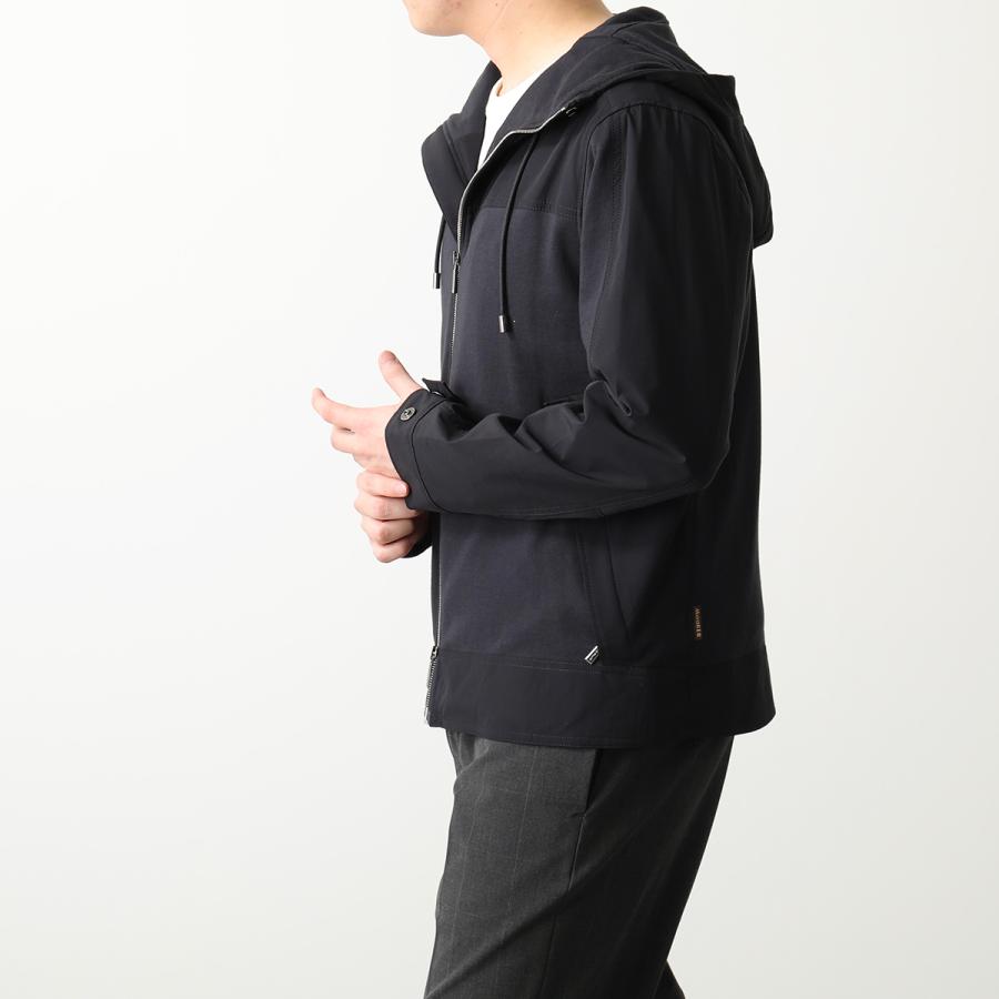 国内正規品　ムーレー　イソザキ　　MOORER ISOZAKI 44 MOORER（ムーレー） ジャケット ISOZAKI KNF メンズ フード付き ジップ