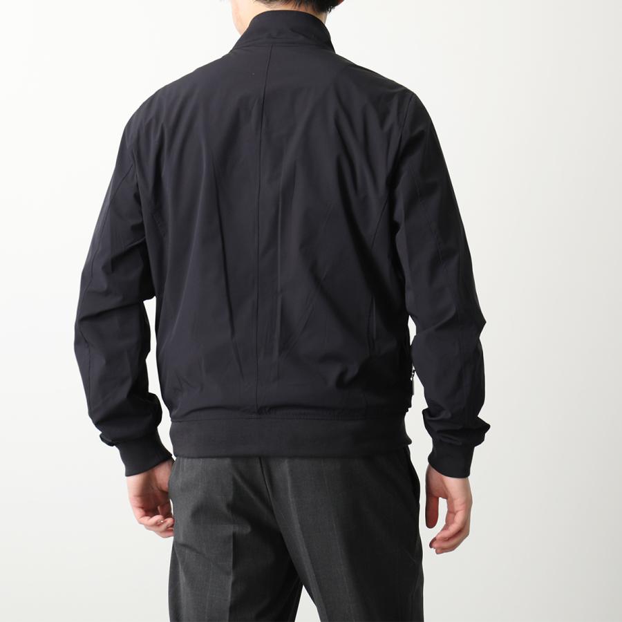 MOORER ムーレー ジャケット ALBERTI KN アルベルティ メンズ ストレッチ ジップアップ 撥水 ブルゾン スタンドネック DARK-BLUの画像