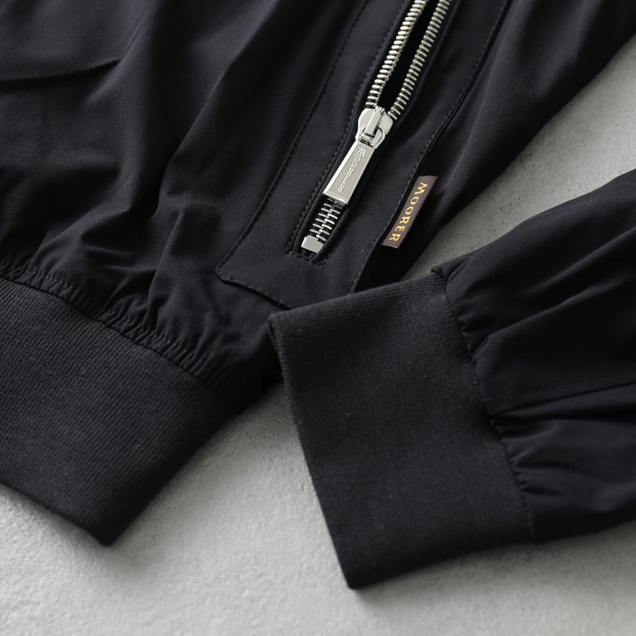 MOORER ムーレー ジャケット ALBERTI KN アルベルティ メンズ ストレッチ ジップアップ 撥水 ブルゾン スタンドネック DARK-BLUの画像