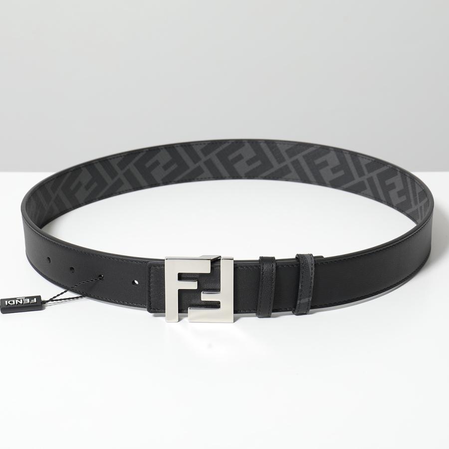 FENDI フェンディ ベルト 7C0424 AGR9 メンズ リバーシブル FF柄 FF 