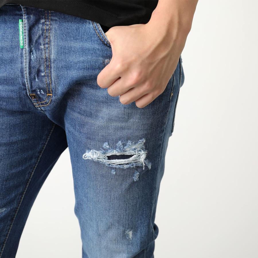 DSQUARED2 skater ダメージ加工デニム DSQUARED2（ディースクエアード） デニム SKATER JEANS S78LB0096