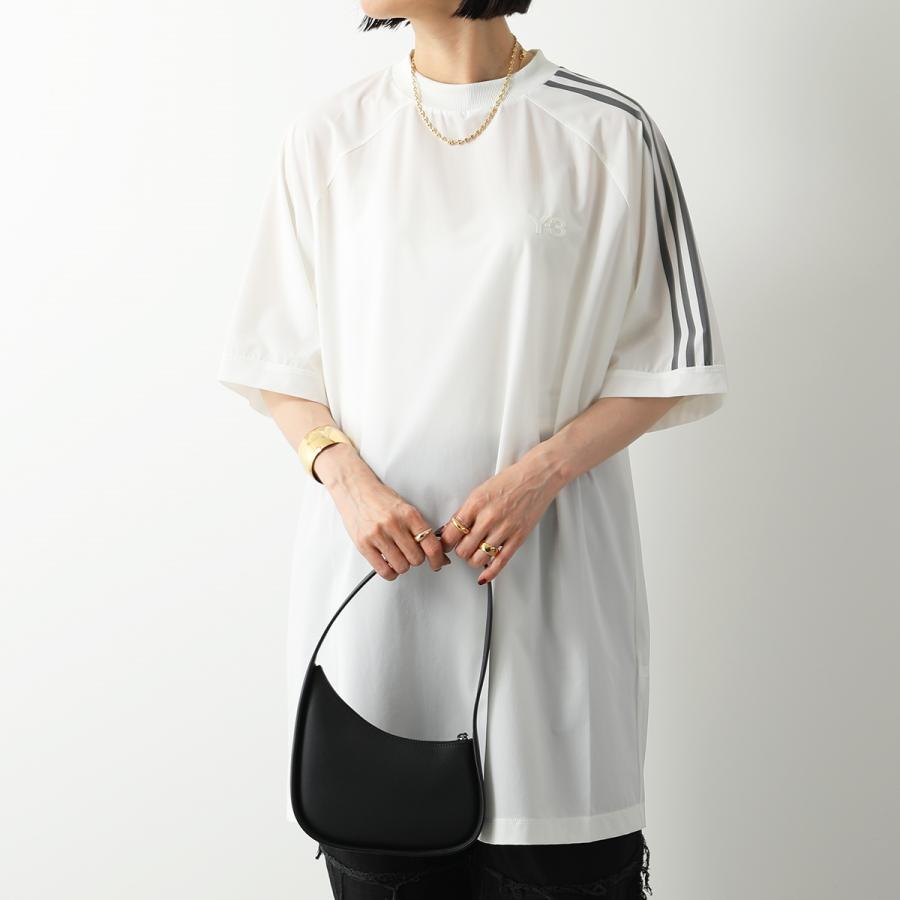 Y-3 メッシュストライプチュニック 半袖 Y-3 ワイスリー ワンピース 3S TEE DRS H63067 IA1428 レディース 半袖