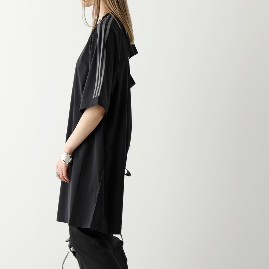 Y-3 ワイスリー ドローコード 半袖ロングワンピース 黒 Y-3 ワイスリー ドローコード 半袖ロングワンピース 黒 - メルカリ