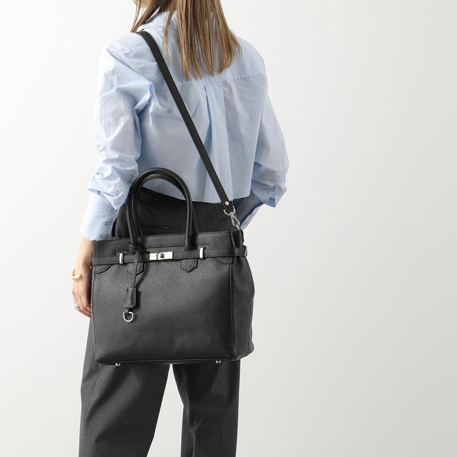 ☆Gianni Notaro ジャンニ ノターロ　金具付きトートバッグ　ブラック ☆Gianni Notaro ジャンニ ノターロ金具付きトートバッグブラック