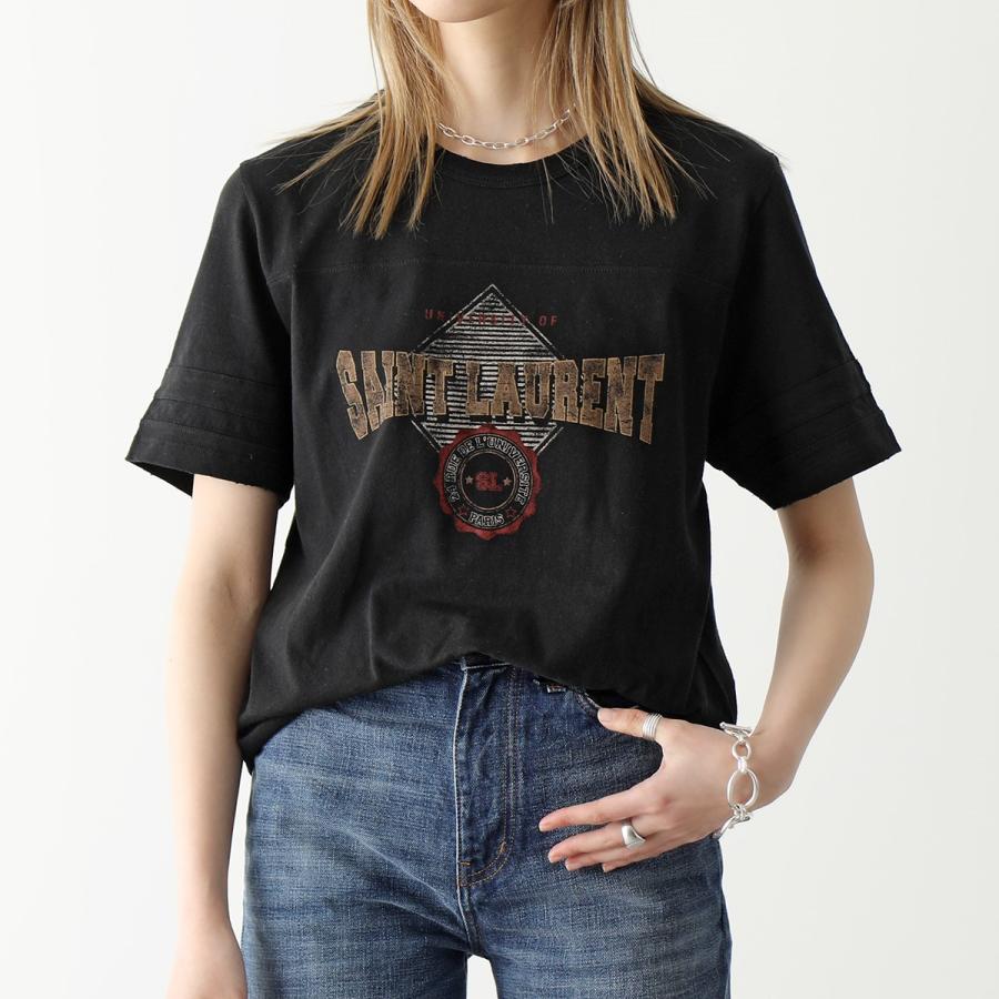 SAINT LAURENT サンローラン 半袖 Tシャツ 673411 Y36LW レディース