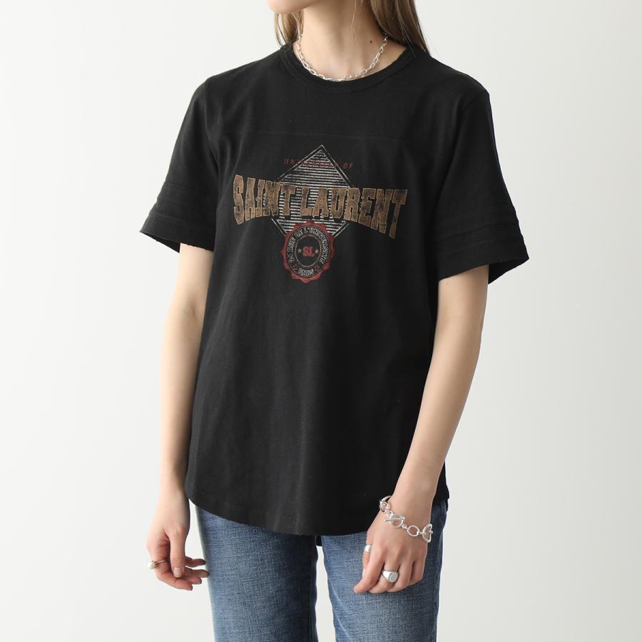 SAINT LAURENT サンローラン 半袖 Tシャツ 673411 Y36LW レディース
