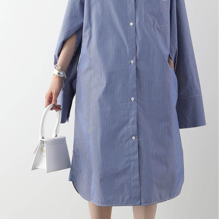 LOEWE ロエベ 長袖シャツ エロンゲイテッド シャツドレス LOEWE ロエベ 長袖シャツ エロンゲイテッド シャツドレス