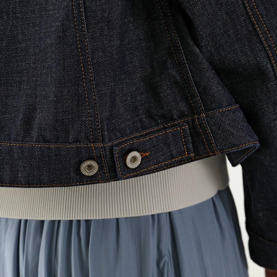 LOEWE ロエベ デニムジャケット ショート トラピーズ ジャケット