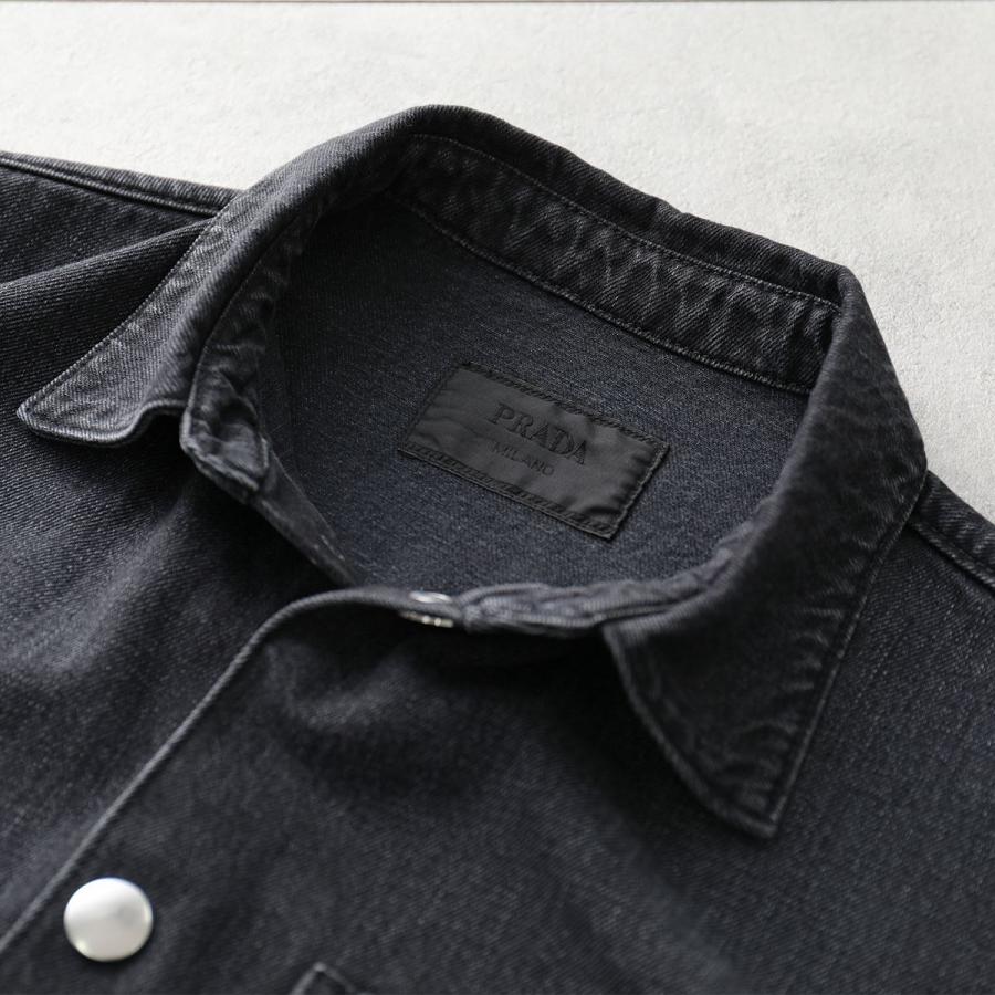 PRADA プラダ デニム 半袖シャツ Denim Short Sleeve Shirt PRADA プラダ デニム 半袖シャツ Denim Short Sleeve Shirt
