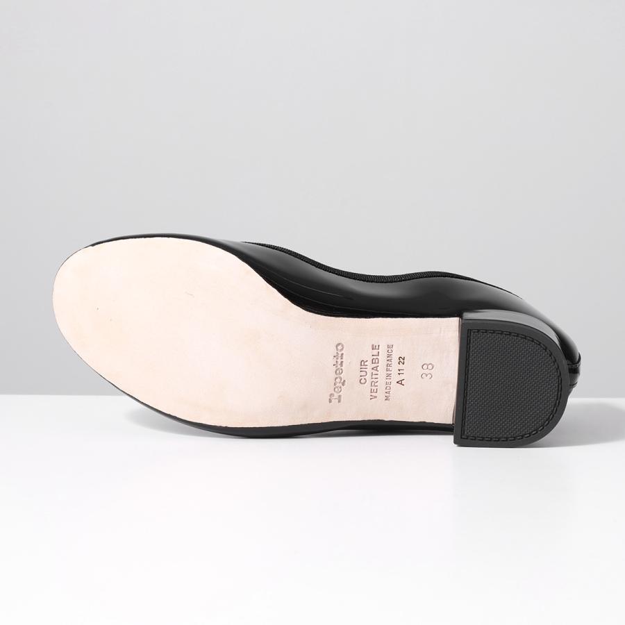 repetto レペット バレエシューズ BALLERINE CAMILLE カミーユ V511V レディース パテントレザー パンプス 3.0cmヒール 靴  410/Noir 【NEW SIZE】｜s-musee｜08