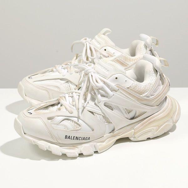 BALENCIAGA バレンシアガ スニーカー TRACK 542023 W1GC2 メンズ メッシュ×ナイロン ロゴ ユーズド加工 シューズ