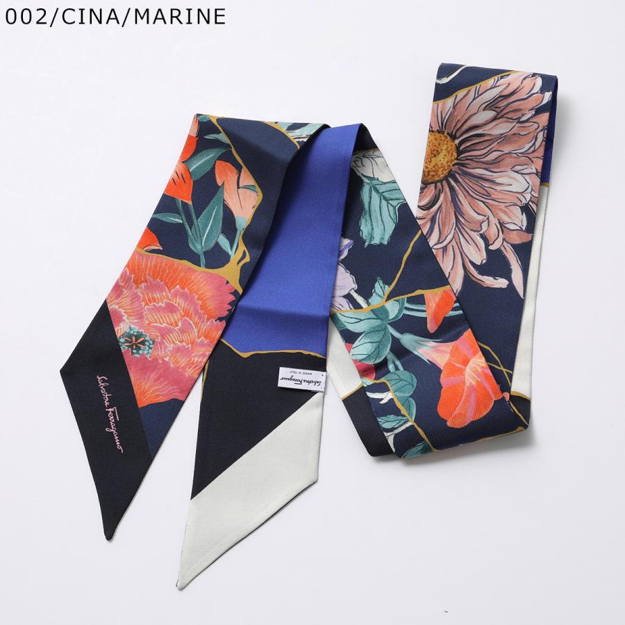 FERRAGAMO（フェラガモ） リボン スカーフ 32 0467 レディース シルク