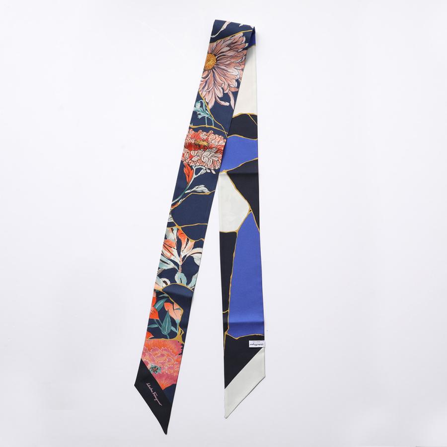 FERRAGAMO（フェラガモ） リボン スカーフ 32 0467 レディース シルク