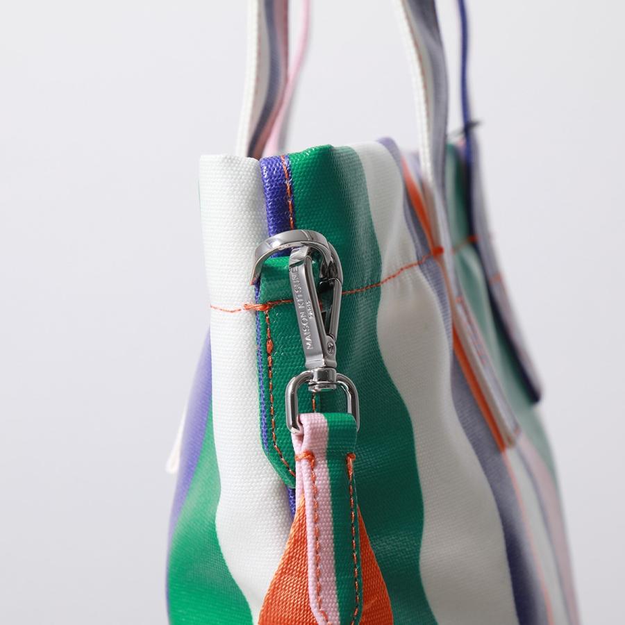 MAISON KITSUNE（メゾン キツネ） トートバッグ STRIPES N/S TOTE