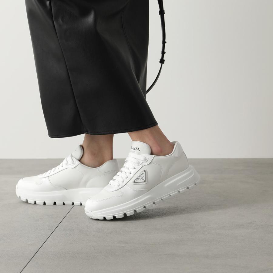 PRADA プラダ スニーカー 1E804M 3LKI レディース レザー PRADA プラダ スニーカー 1E804M 3LKI レディース レザー