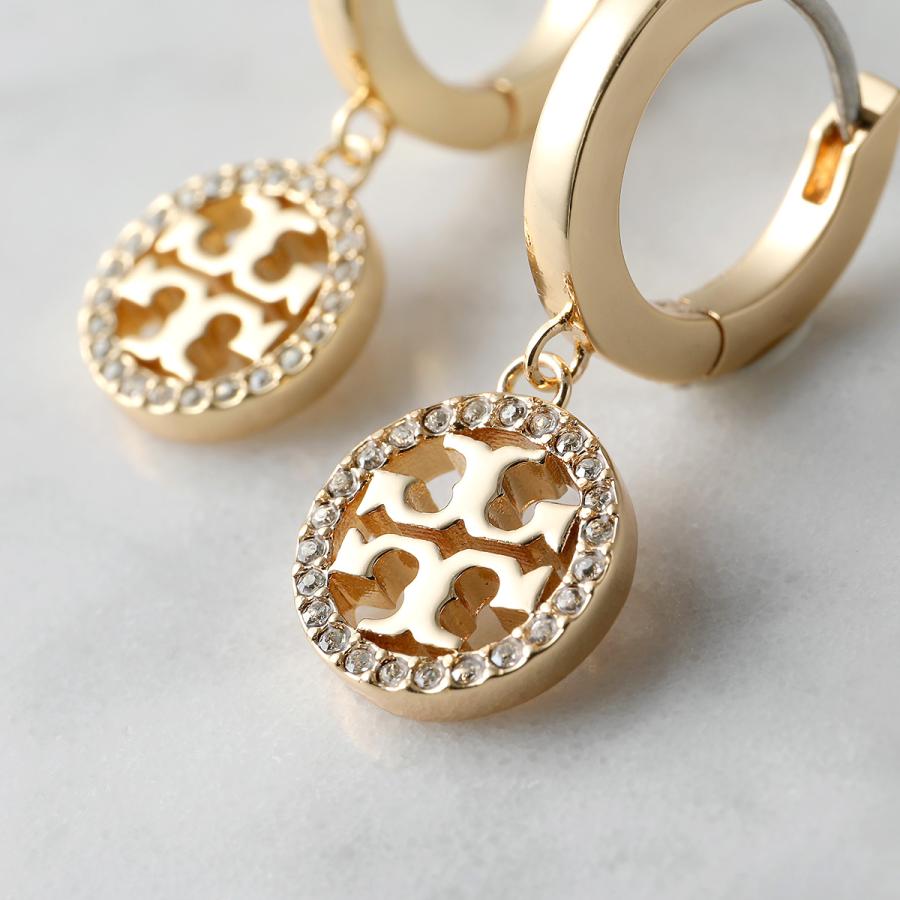 TORY BURCH トリーバーチ ピアス MILLER PAVE HUGGIE HOOP TORY BURCH トリーバーチ ピアス MILLER PAVE HUGGIE HOOP
