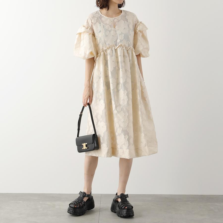 MEIMEIJ メイメイジェイ Vネック フリルモチーフ ワンピース MEIMEIJ メイメイジェイ ワンピース DRESS WITH PETTICOAT M3EF00