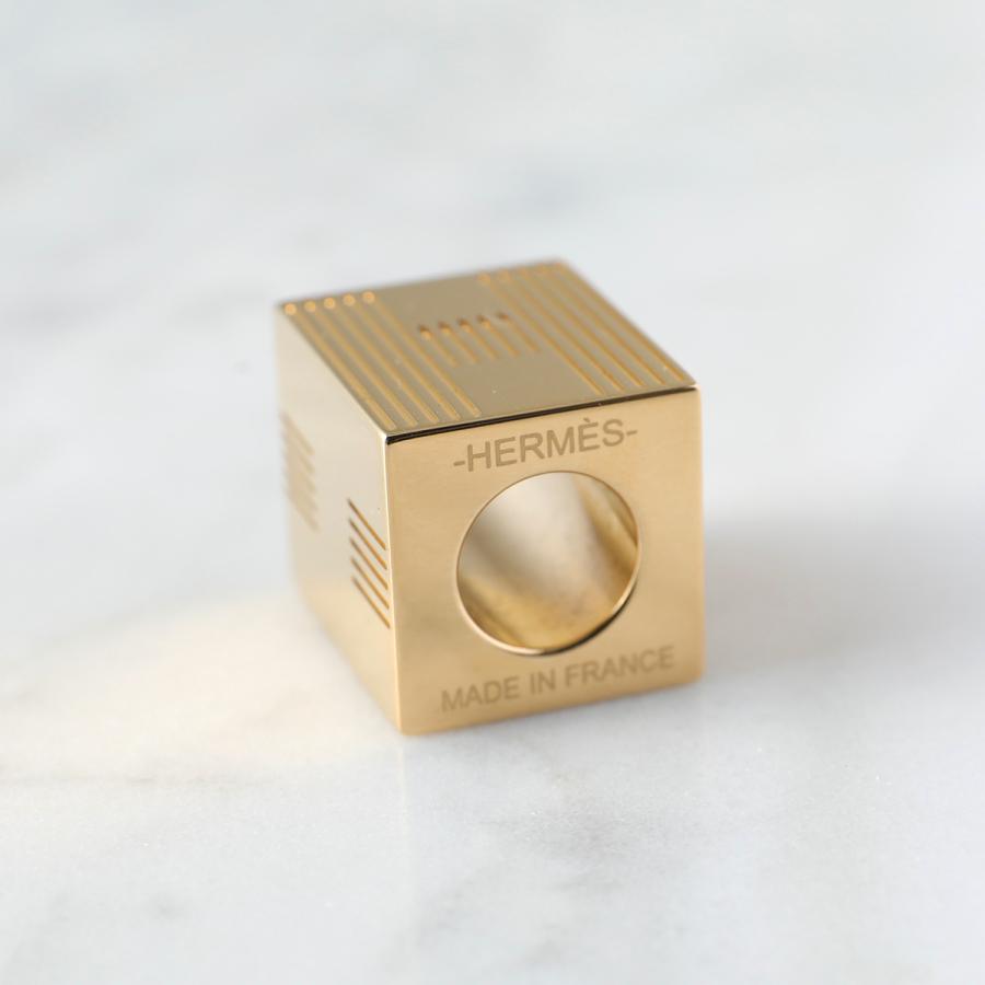 HERMES エルメス ツイリーリング Cube Totem Twilly ring HERMES エルメス ツイリーリング Cube Totem Twilly ring