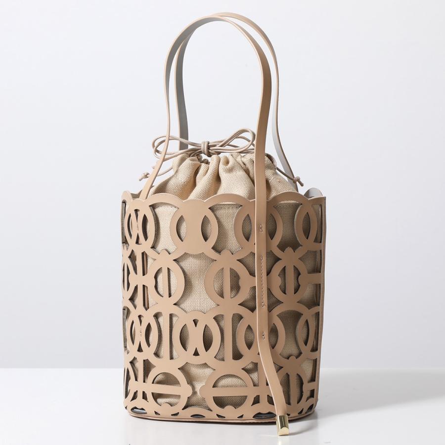 Anita Bilardi ラフィアバッグインレザーバッグ Anita Bilardi ラフィアバッグインレザーバッグ Anita Bilardi