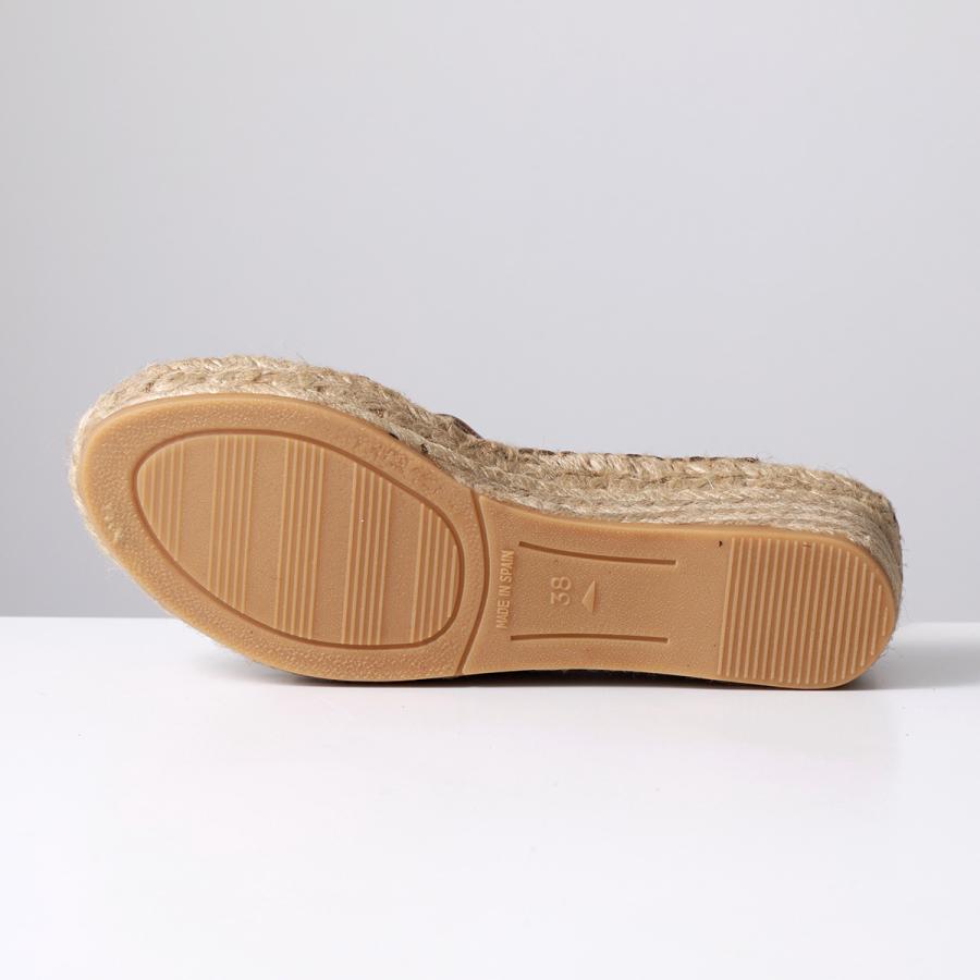 Calzanor カルザノール サンダル 2539 PREMIER レディース ジュート レザー クロスストラップ エスパドリーユ ウエッジソール 靴 カラー4色