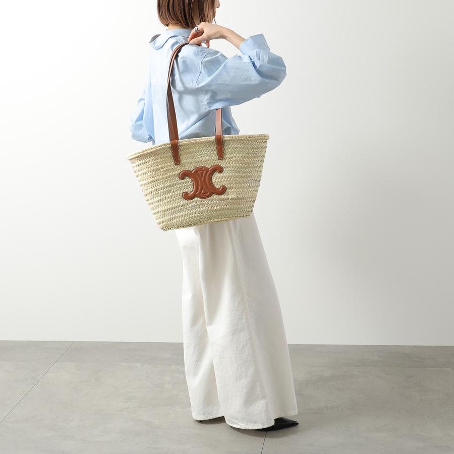 CELINE カゴバッグトートバッグ CELINE（セリーヌ） かごバッグ Medium Triomphe ミディアム