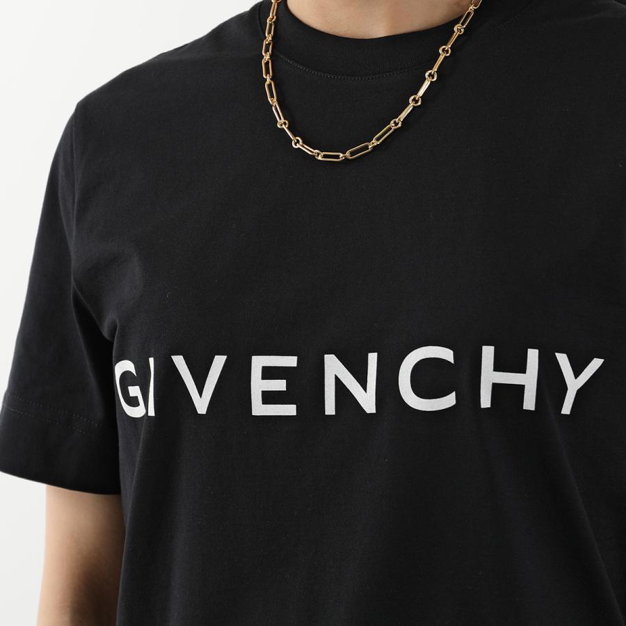 GIVENCHY ジバンシィ 半袖Tシャツ BM716G3YAC レディース ロゴ ロゴT コットン スリムフィット クルーネック カラー2色｜s-musee｜10