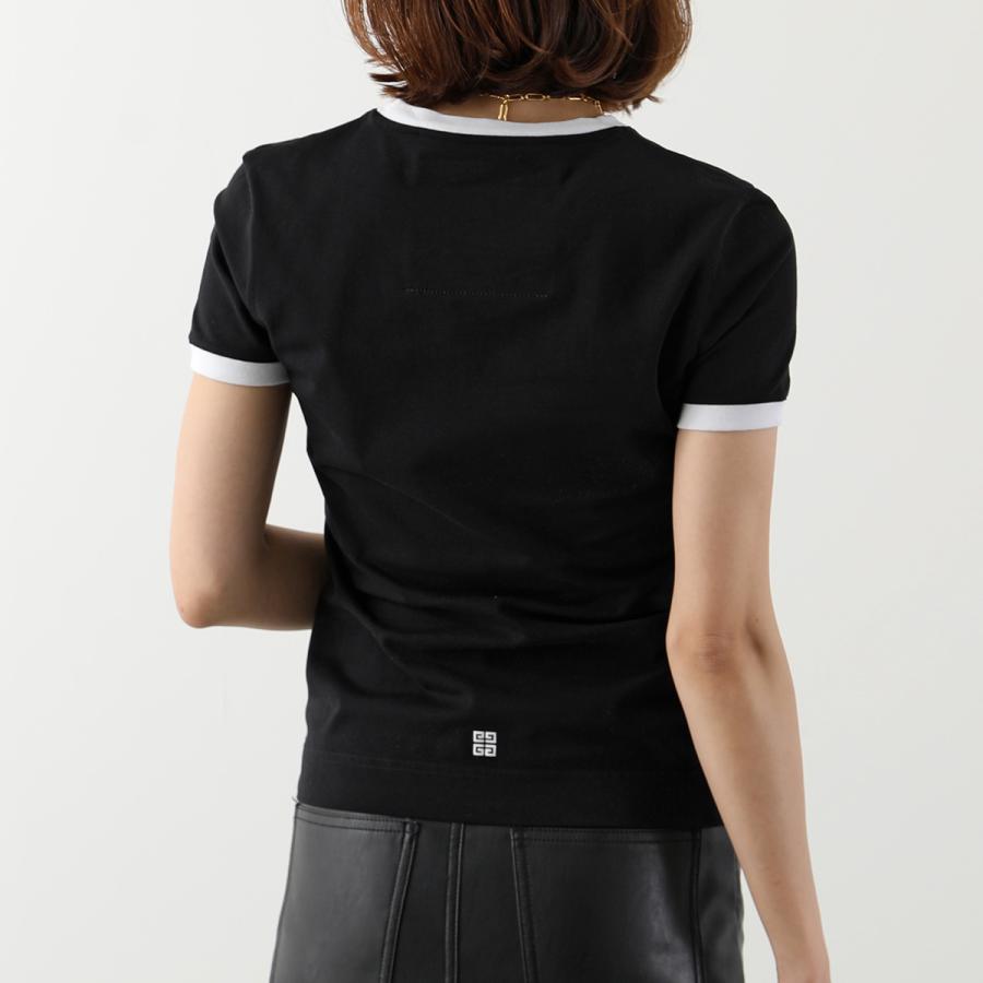 極美品★GIVENCHY ジバンシィ BW707Y3Z96 コットン100％ 4Gプリント ジャージ スリム フィット 半袖Ｔシャツ ブラック XS 正規品 GIVENCHY（ジバンシィ） 半袖Tシャツ BW70BF3YAC レディース ロゴ ロゴ