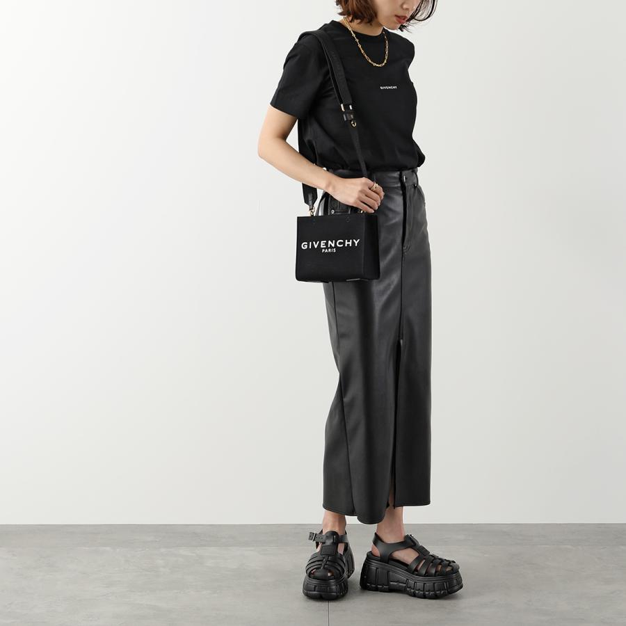 GIVENCHY ジバンシィ ショルダーバッグ G-TOTE MINI TOTE BAG BB50N0B1F1 レディース ハンドバッグ キャンバス ロゴ 鞄 001/BLACKの画像