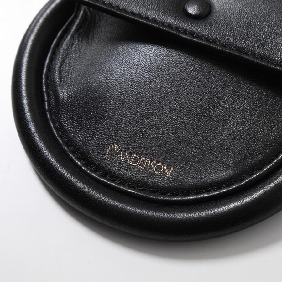 JW ANDERSON ジェイダブリューアンダーソン コインケース BUMPER MOON AC0226 LA0088 レディース レザー  ネックストラップ付き ロゴ 999/BLACK