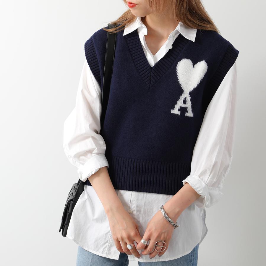ami paris アミパリス ベスト UKS702.018 レディース ジレ V ami paris アミパリス ベスト UKS702.018 レディース ジレ V