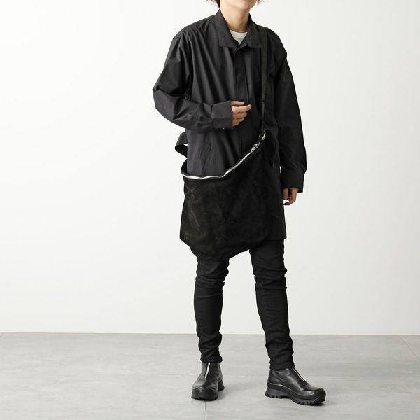 GUIDI グイディ ショルダーバッグ Q15 メンズ レザー スウェード