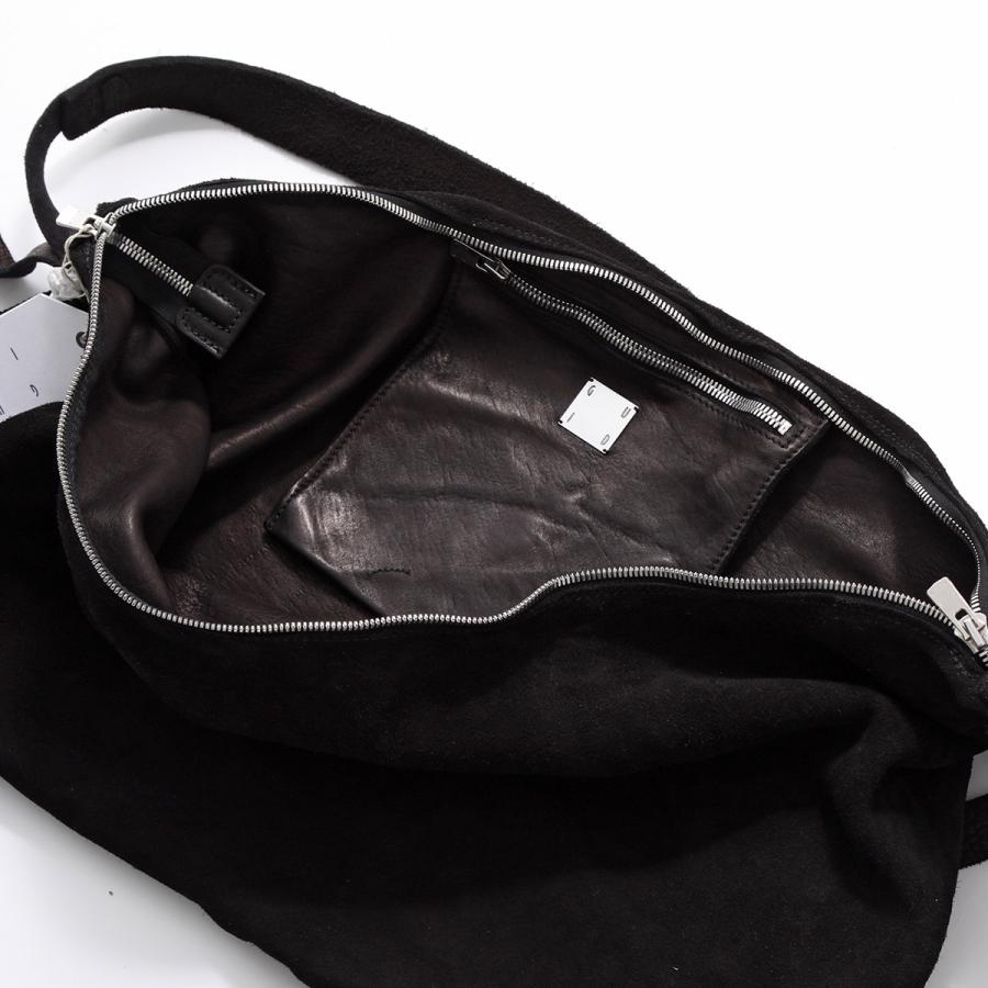 GUIDI グイディ ショルダーバッグ Q15 メンズ レザー スウェード ロングベルト クロスボディバッグ 鞄 BLKT ...