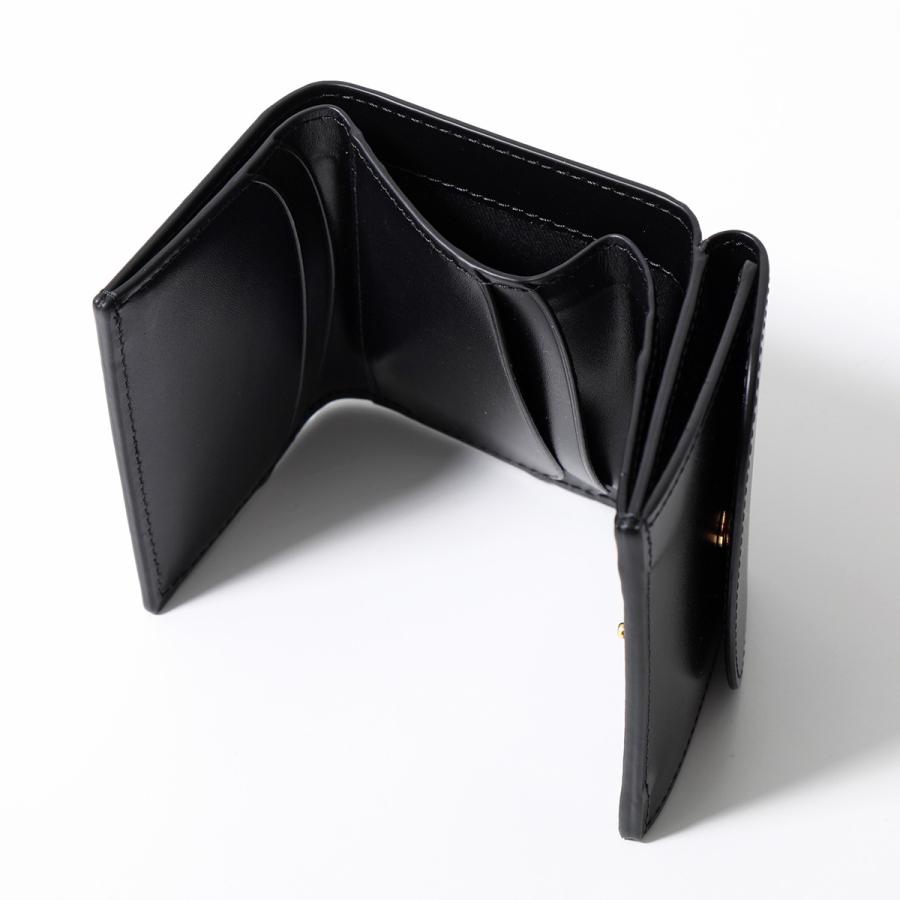 APC A.P.C. アーペーセー 三つ折り財布 TRIFOLD GENEVE  PXBMW F63483 レディース ジュネーブ ミニ財布 ウォレット レザー LZZ/NOIR/ブラックの画像