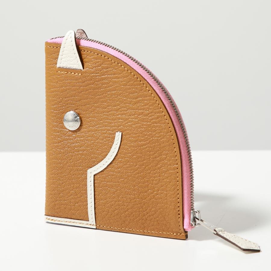 【エルメス】新品未使用　パドック　ケース　ローズコンフェッティ HERMES エルメス コインケース パドック パドック キャラメル