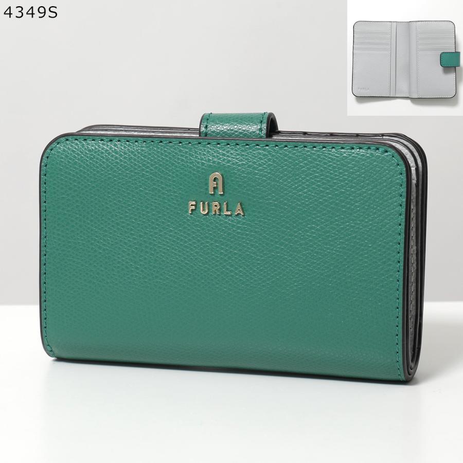 FURLA フルラ FURLA CAMELIA WP00314 二折財布小銭入付き レザー CELESTIAL+COLOR CRIS レディース FURLA（フルラ） 財布 レディース 2つ折り 折財布 コンパクト レザー