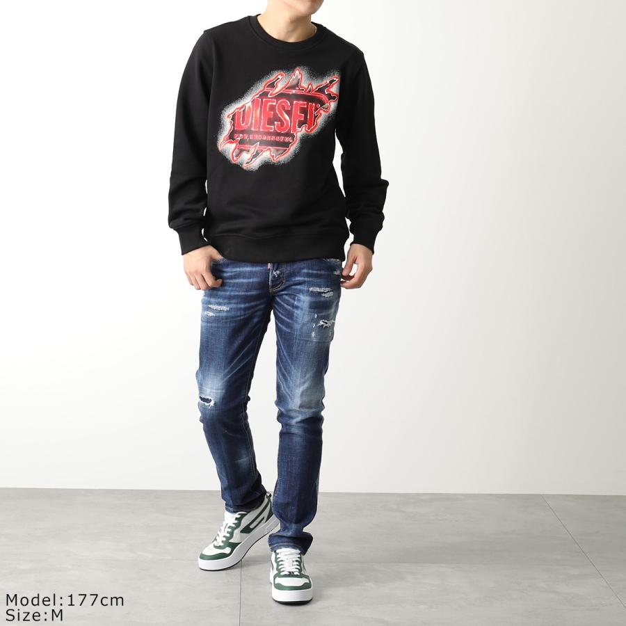 DIESEL S-GINN-E9 ロゴ スウェットシャツ プルオーバー DIESEL ディーゼル スウェットシャツ S-GINN-E9 SWEAT-SHIRT