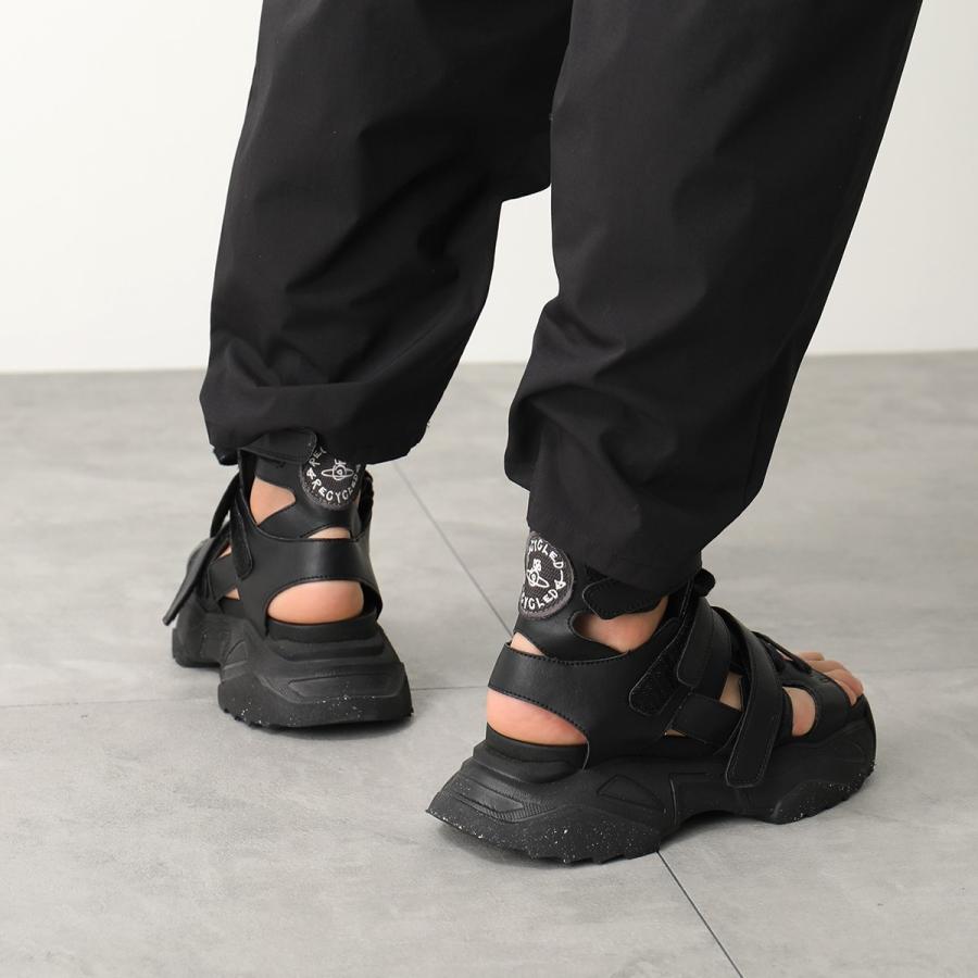 Vivienne Westwood ヴィヴィアンウエストウッド ロンパーサンダル ROMPER SANDAL 73040001M メンズ ロゴ 厚底  シューズ 靴 S0007/BLACK