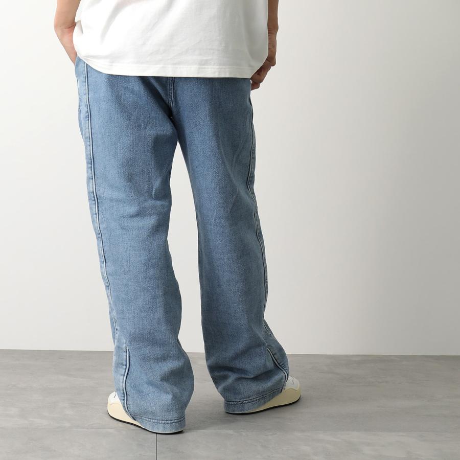 DIESEL ディーゼル ジーンズ D-MARTIANS-NE Sweat jeans A03924 09D01 メンズ デニムパンツ ワイド ストレート ジーパン ロゴ刺繍パッチ 01｜s-musee｜05